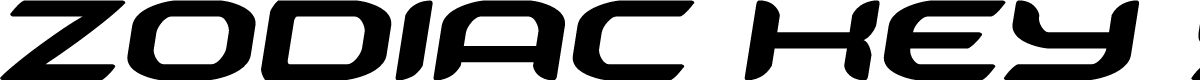 Zodiac Key Semi-Italic