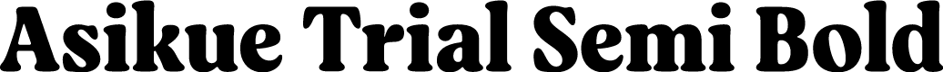 Asikue Trial Semi Bold