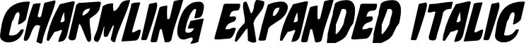 Charmling Expanded Italic