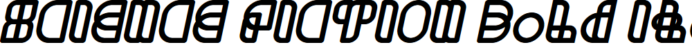 SCIENCE FICTION Bold Italic