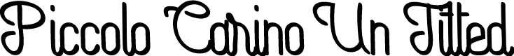 Piccolo Carino Un Tilted