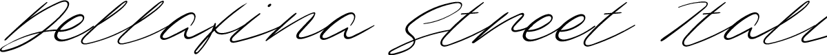 Dellafina Street Italic