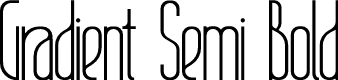 Gradient Semi Bold