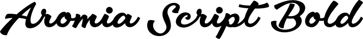 Aromia Script Bold