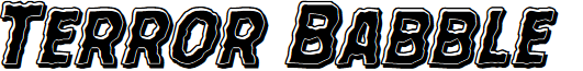 Terror Babble Bevel Italic