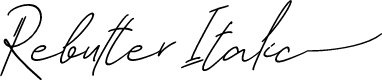 Rebutter Italic