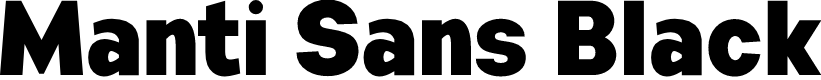 Manti Sans Black Demo