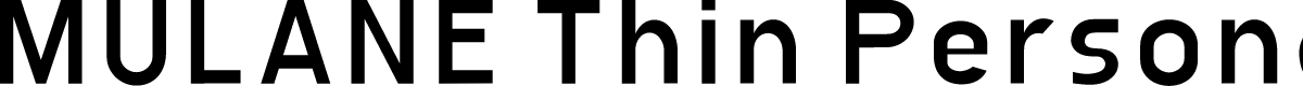 MULANE Thin Personal Use
