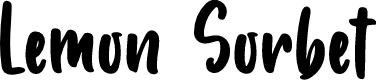 Lemon Sorbet