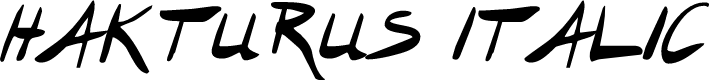 Hakturus Italic