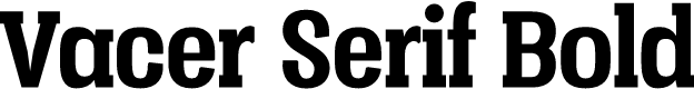 Vacer Serif Personal Bold