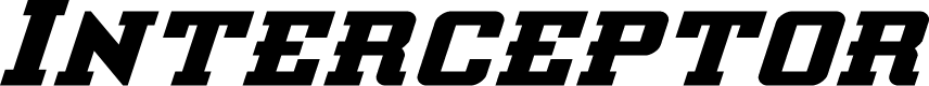 Interceptor Bold Italic