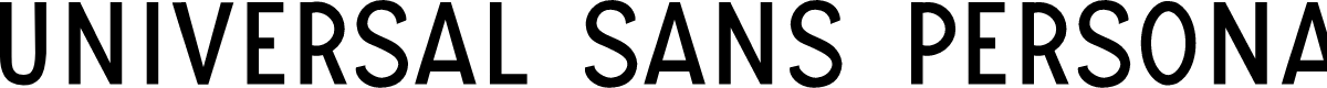 UNIVERSAL SANS PERSONAL USE Regular