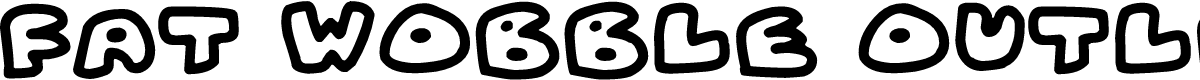 Fat Wobble Outlines