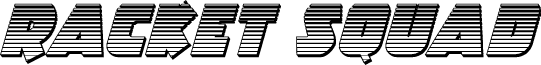 Racket Squad Chrome Italic