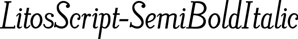 LitosScript-SemiBoldItalic