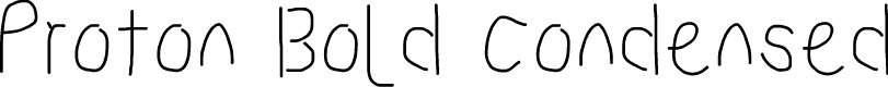 Proton Bold Condensed