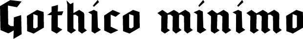 gothicominimo