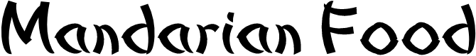 Mandarian Food