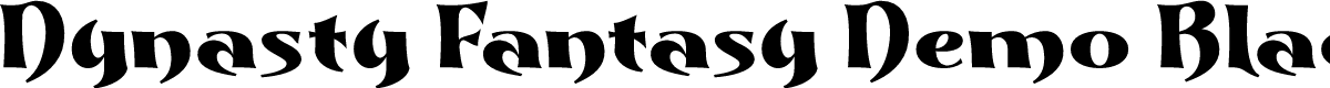 Dynasty Fantasy Demo Black