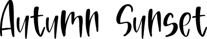 Autumn Sunset