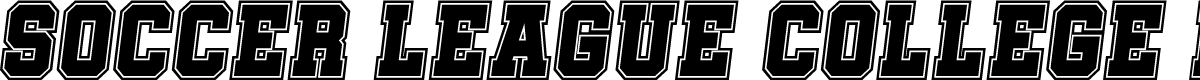 Soccer League College Italic