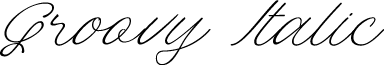 Groovy Italic
