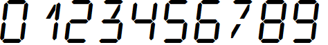 Digit Tech 9 Italic