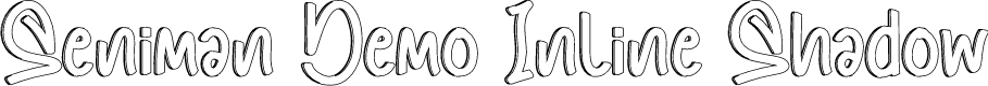 Seniman Demo Inline Shadow