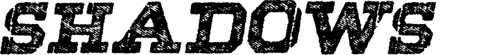 SHADOWS ITALIC PERSONAL USE Bold Italic