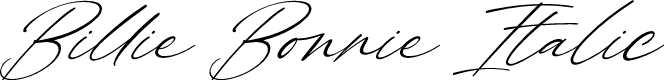 Billie Bonnie Italic
