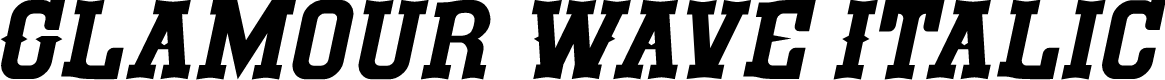 Glamour Wave Italic