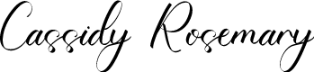 Cassidy Rosemary