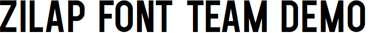 Zilap Font Team DEMO