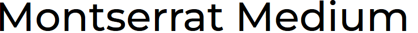 Montserrat Medium
