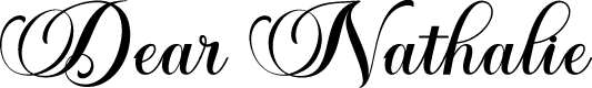 Dear Nathalie
