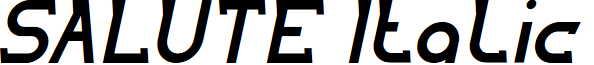 SALUTE Italic