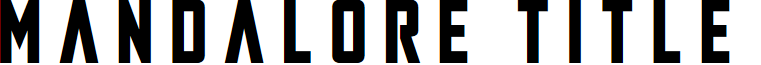 Mandalore Title