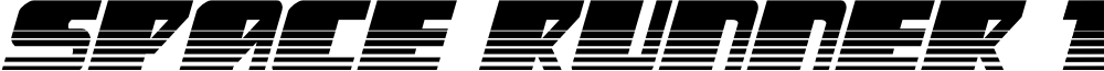 Space Runner Twotone Italic