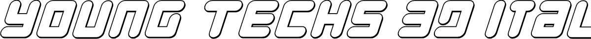 Young Techs 3D Italic