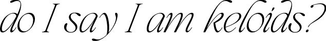 Elagern Italic