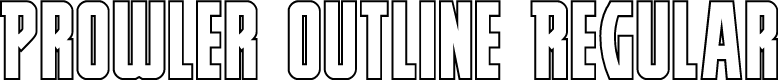 Prowler Outline Regular