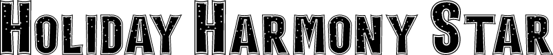 Holiday Harmony Star
