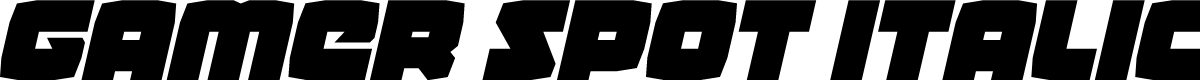 Gamer Spot Italic