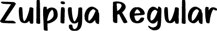 Zulpiya Regular