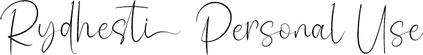 Rydhesti Personal Use