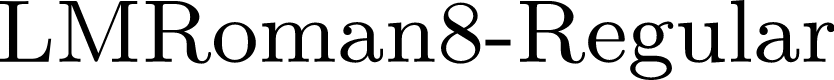 LMRoman8-Regular