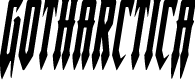 Gotharctica Condensed Italic
