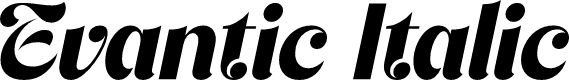 Evantic Italic