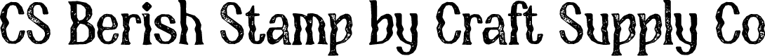 CS Berish Stamp Regular Demo